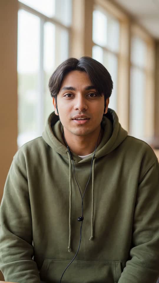 Kabir · Campus — AI presenter, Hindi sample